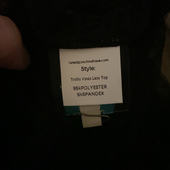 Jaded Gypsy mesh top - Picture 2 of 2